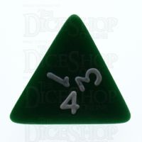 Koplow Opaque Green & White D4 Dice