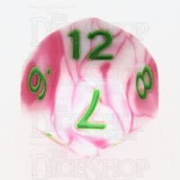 TDSO Duel Pink & White with Green D12 Dice - Discontinued