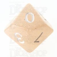 TDSO Translucent Glitter Peach D10 Dice