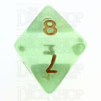 TDSO Iridescent Glitter Green D8 Dice