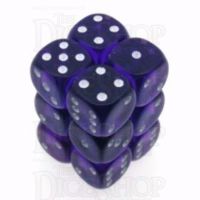 D&G Gem Purple 12 x D6 Dice Set