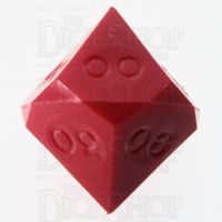 GameScience Opaque Strawberry Red Percentile Dice