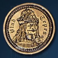 Vampire Legendary Metal Gold Coin