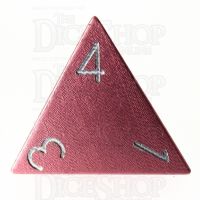 TDSO Aluminium Precision Pink Dragon D4 Dice