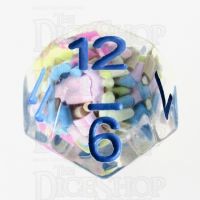 TDSO Sprinkles Multi With Blue D12 Dice