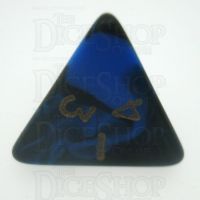 D&G Oblivion Blue & Black D4 Dice