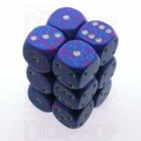 Chessex Speckled Silver Tetra 12 x D6 Dice Set