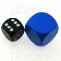 D&G Opaque Blank Blue JUMBO 22mm D6 Dice