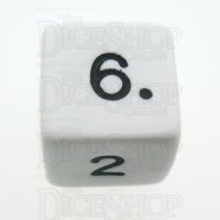 D&G Opaque White D6 Dice