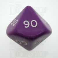 D&G Opaque Purple Percentile Dice