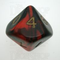 D&G Oblivion Red & Black D10 Dice