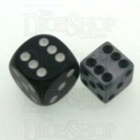 Koplow Olympic Silver Square Cornered 12mm D6 Spot Dice
