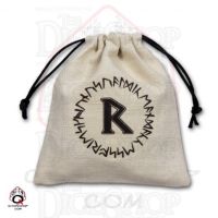 Q Workshop Runic Neutral Dice Bag