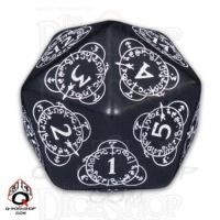 Q Workshop Card Game Level Counter Black & White Countdown D20 Dice