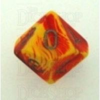 Chessex Gemini Red & Yellow D10 Dice