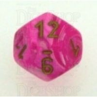 Chessex Vortex Pink D12 Dice
