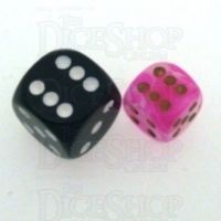 Chessex Vortex Pink 12mm D6 Spot Dice