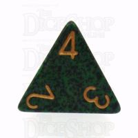 Chessex Speckled Golden Recon D4 Dice