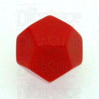 D&G Opaque Blank Red D12 Dice