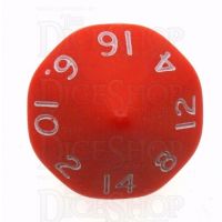 D&G Opaque Red & White D16 Dice