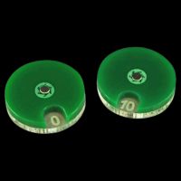Litko Circle Combat Dials Opaque Green x 2 (TS232-GRN)