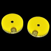 Litko Circle Combat Dials Opaque Yellow x 2 (TS232-YLW)
