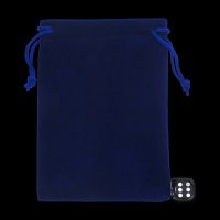 TDSO Small Midnight Blue Soft Touch Dice Bag