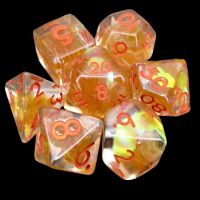 TDSO Gold Dragon Scale Dice Polyset