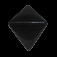 TDSO Opaque Blank Black D8 Dice