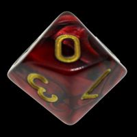 TDSO Duel Blood & Shadow D10 Dice