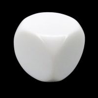 TDSO Opaque Blank White 16mm D6 Dice