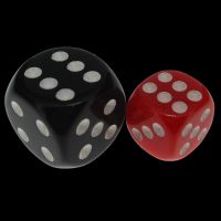 TDSO Opaque Red 12mm D6 Spot Dice