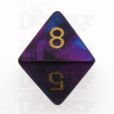 Chessex Gemini Blue & Purple D8 Dice