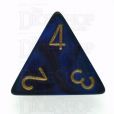 Chessex Gemini Blue & Purple D4 Dice