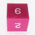 GameScience Opaque Pink & White Ink D6 Dice