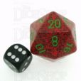 Chessex Speckled Strawberry JUMBO 34mm D20 Dice