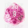 TDSO Sprinkles Beads Pink D20 Dice