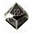 TDSO Metal Fire Forge Antique Nickel Percentile Dice
