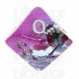 TDSO Confetti Layer Purple & Glitter D10 Dice