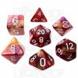 TDSO Trio Gold Pink & Purple 7 Dice Polyset