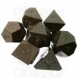 GameScience Opaque Coffee Brown 7 Dice Polyset