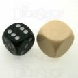 D&G Opaque Blank Ivory 18mm D6 Dice