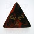 D&G Oblivion Red & Black D4 Dice
