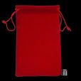 TDSO Large Crimson Red Soft Touch Dice Bag