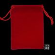 TDSO Small Crimson Red Soft Touch Dice Bag