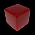 TDSO Opaque Blank Red Square Cornered D6 Dice