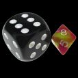 TDSO Duel Pink & Yellow MINI 10mm D8 Dice